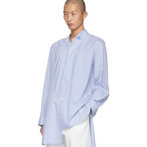 LOEWE by Jonathan Anderson Iconic Striped Asymmetric Shirt XS